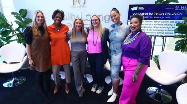 ALT Text: a group of women in tech dressed fancy and professional 